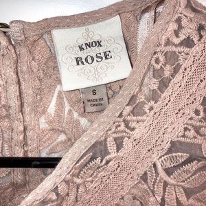 Knox Rose Pink Sleeveless Blouse